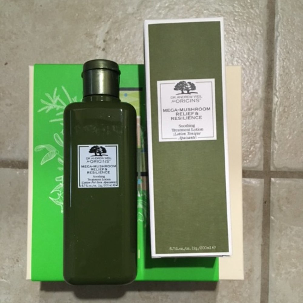 Origins Mega-Mushroom Relief Resilience Soothing Treatment Lotion - New 200ml